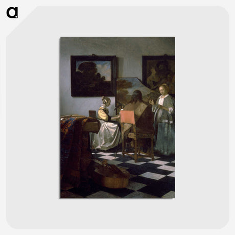 1-30_Johannes-Vermeer_postcard