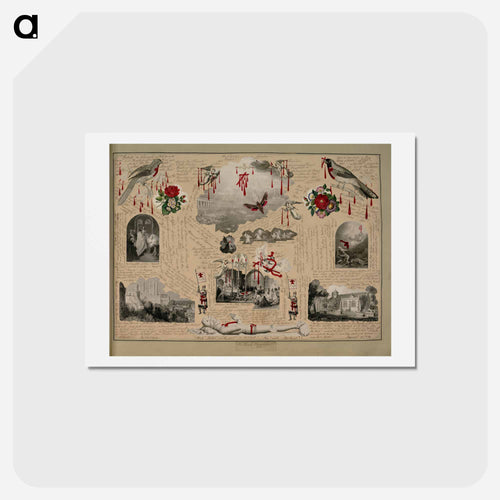 Victorian Blood Book
 - ジョン ビングリー ガーランド Postcard.