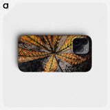 Chestnut leaf - Julie de Graag Phone Case.