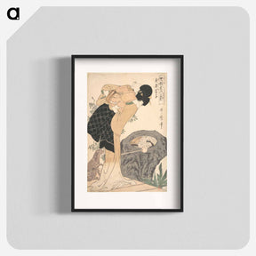 アートポスター-Mother and Child - 喜多川 歌麿 Poster.