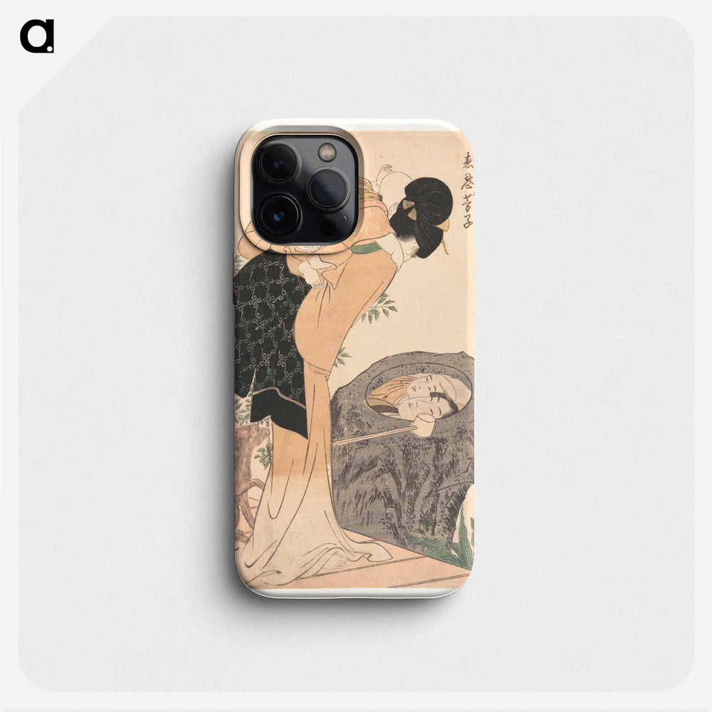 Mother and Child - 喜多川 歌麿 Phone Case.