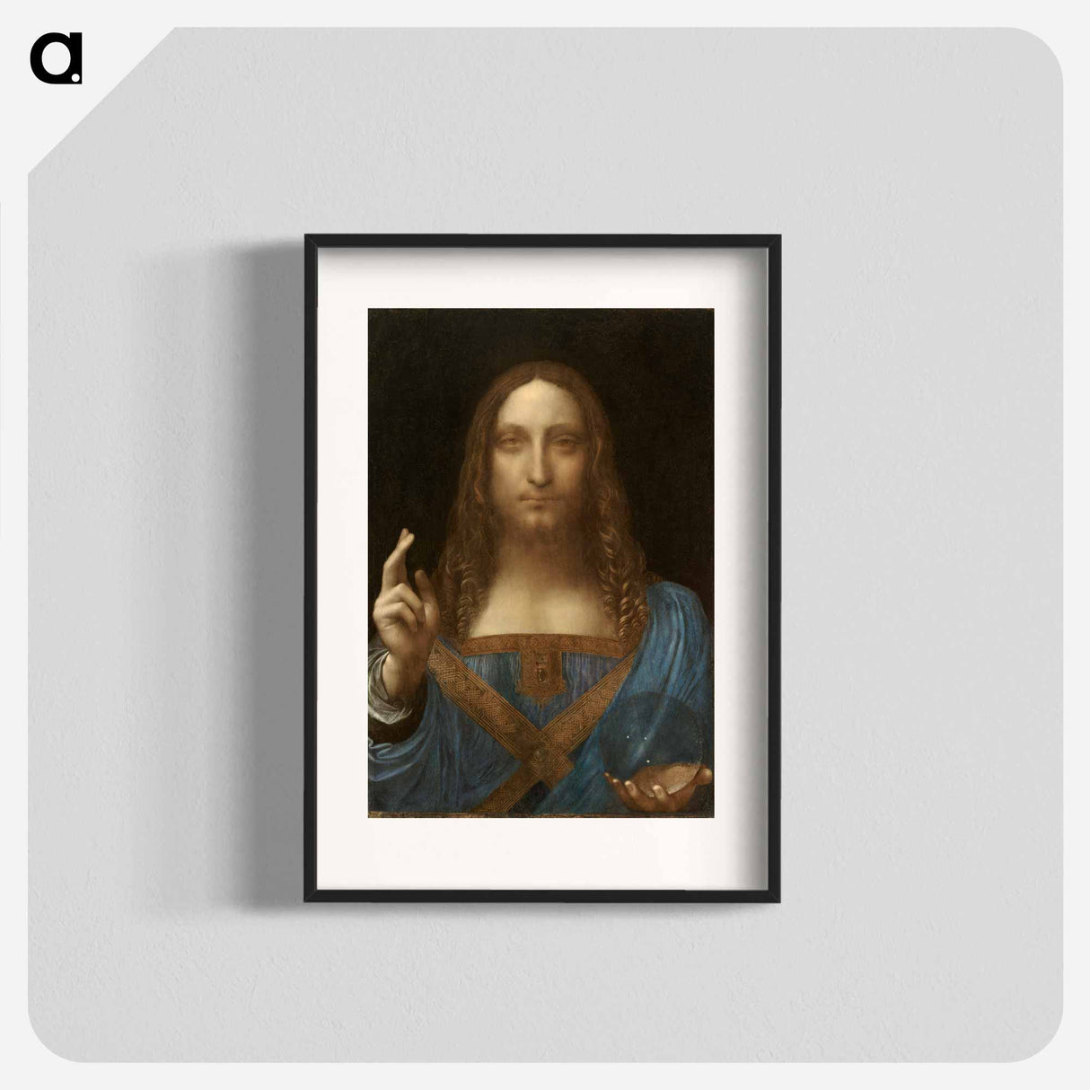 Salvator Mundi - Leonardo da Vinci Poster.