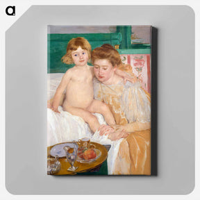 アートパネル-Mother and Child (Baby Getting Up from His Nap) - メアリー カサット Canvas.