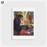 アートポストカード-Privacy or Window Cleaning - モーリス ドニ Postcard.