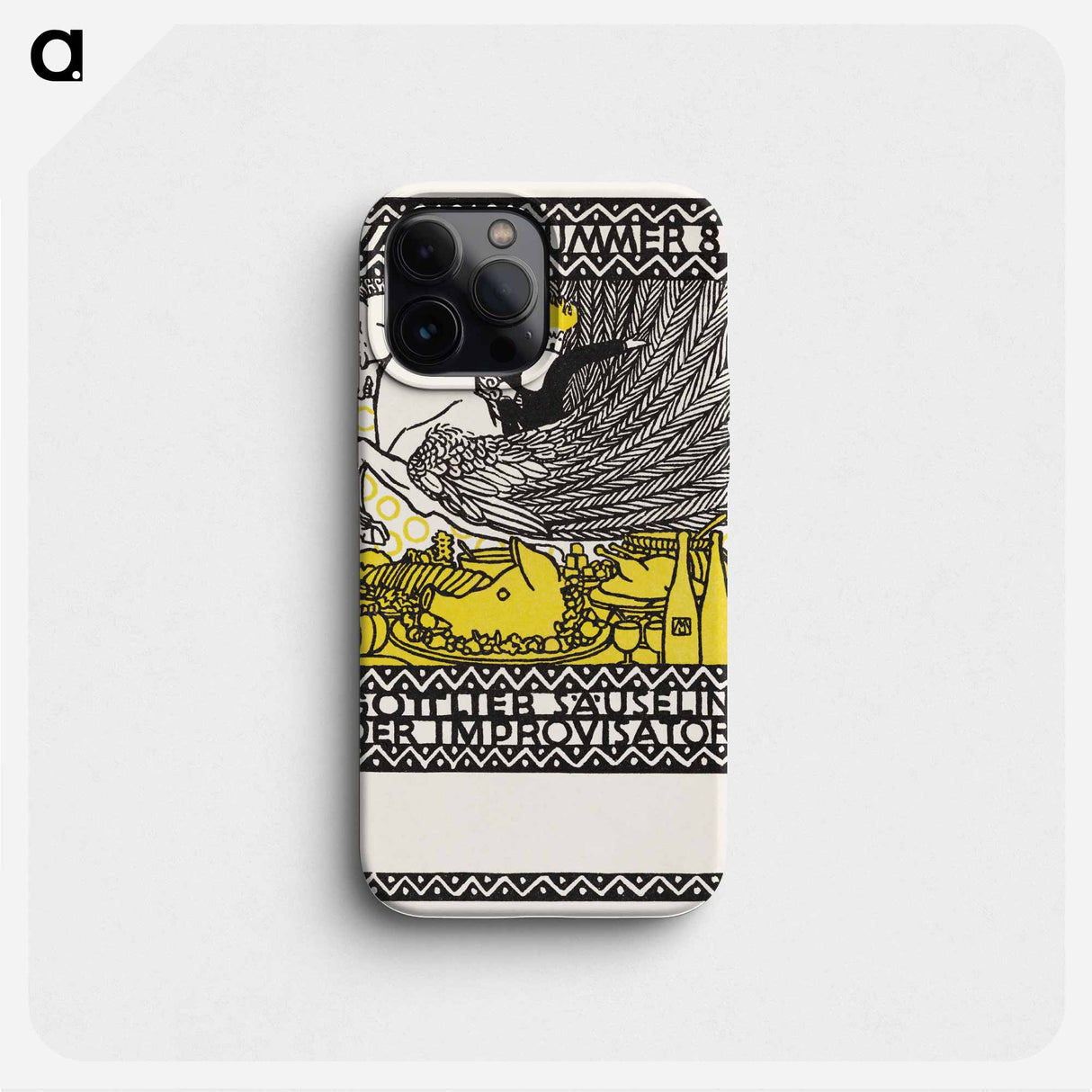 Act 8: Gottlieb Säuselin the Improviser - モリツ ユング Phone Case.