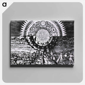 アートパネル-Basilicae Philosophicae: Allegory of Microcosm and Macrocosm
 - 国立医学図書館 Canvas.