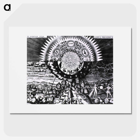 アートポスター-Basilicae Philosophicae: Allegory of Microcosm and Macrocosm
 - 国立医学図書館 Poster.