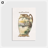 アートポストカード-Design for a Jug
 - ノリタケ工場 Postcard.