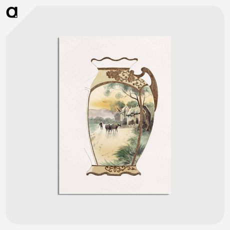 アートポストカード-Design for a Jug
 - ノリタケ工場 Postcard.