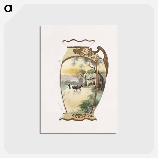 アートポストカード-Design for a Jug
 - ノリタケ工場 Postcard.