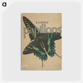 アートポストカード-Papillons
 - パピヨン Postcard.