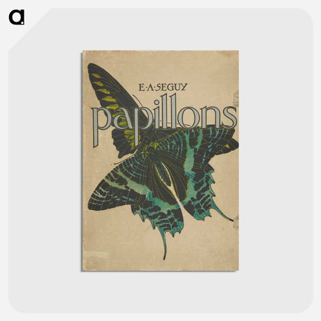アートポストカード-Papillons
 - パピヨン Postcard.