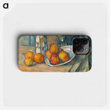 Still Life with Milk Jug and Fruit - ポール セザンヌ Phone Case.