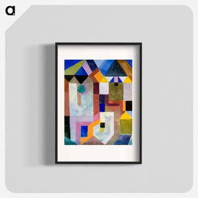 アートポスター-Colorful Architecture
 - パウル クレー Poster.