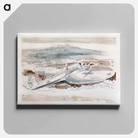 アートパネル-The Raider on the Moors - ポール ナッシュ Canvas.