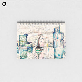 アートメモ帳-Entrance to the Harbor of La Rochelle - ポール シニャック Memo.