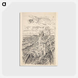 アートポストカード-The priest Hans Madsen is moving over to Horneland
 - ピーター ハンセン Postcard.