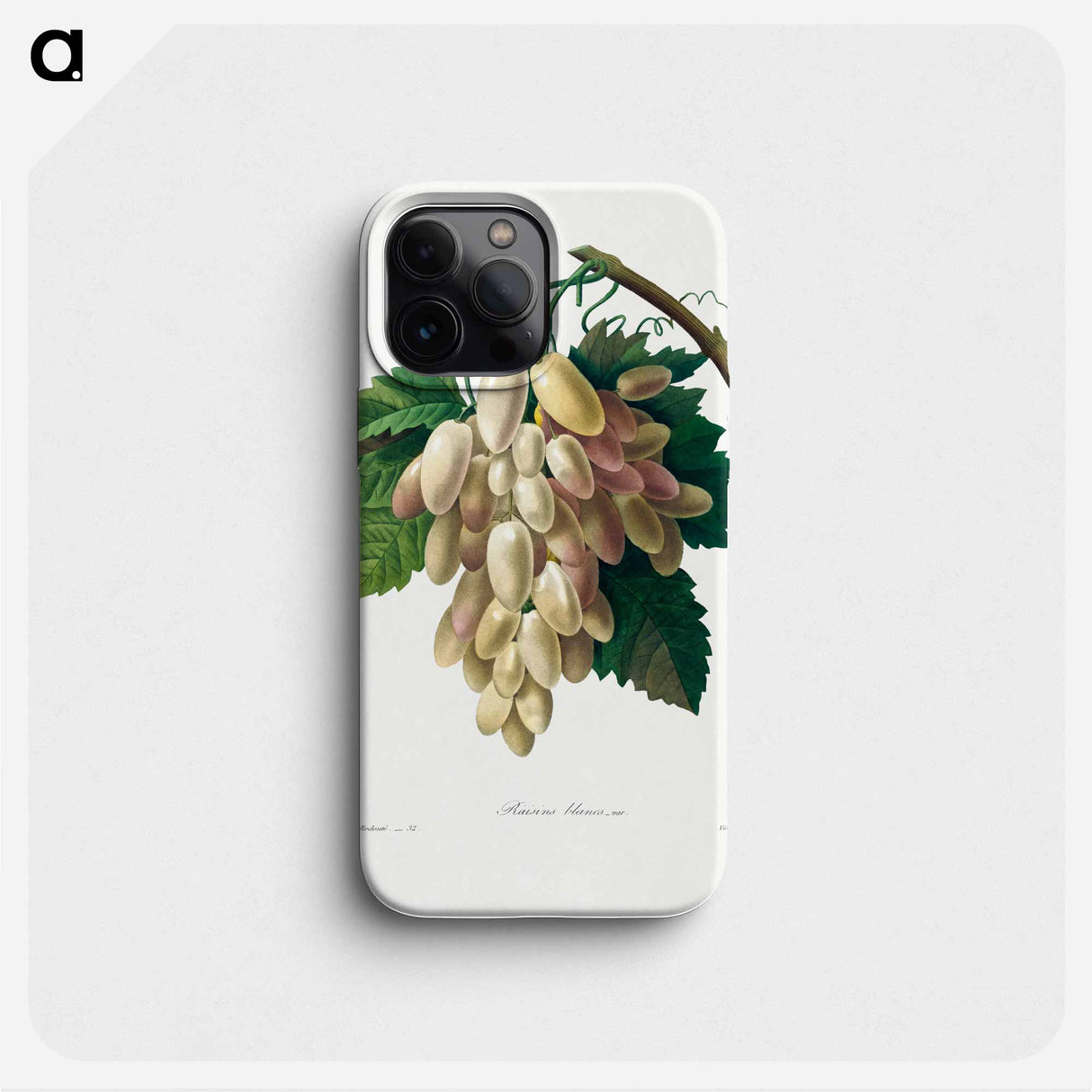 White Grape - Pierre Joseph Redouté Phone Case.