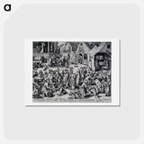 アートポストカード-Charity - ピーター ブリューゲル Postcard.
