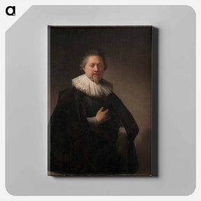 アートパネル-Portrait of a Man, probably a Member of the Van Beresteyn Family - レンブラント ファン レイン Canvas.