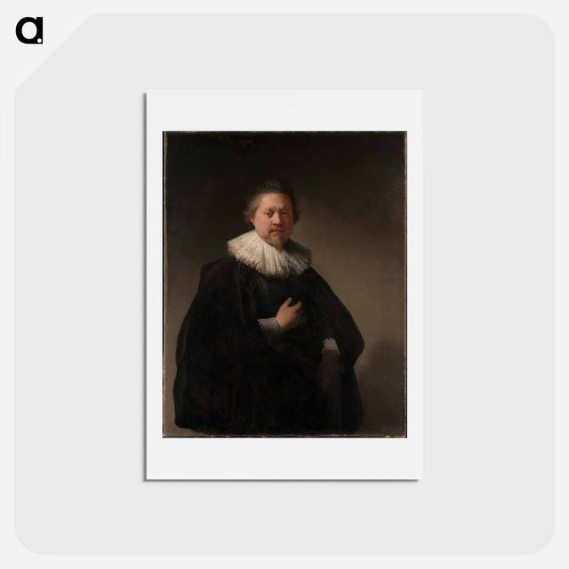 アートポストカード-Portrait of a Man, probably a Member of the Van Beresteyn Family - レンブラント ファン レイン Postcard.