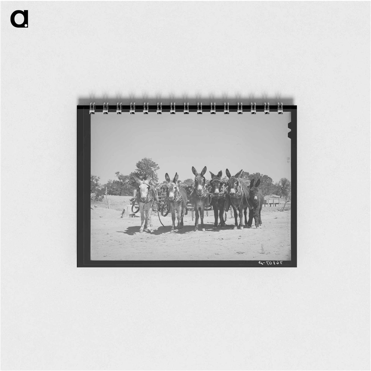 アートメモ帳-Bosley Windmill and Milk-House
 - ラッセル リー Memo.