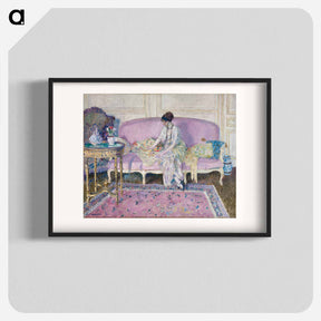 アートポスター-Woman on Sofa
 - セントルイス美術館 Poster.