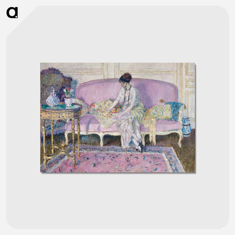 アートポストカード-Woman on Sofa
 - セントルイス美術館 Postcard.