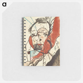 アートメモ帳-Portrait of a man - テオ ファン ドゥースブルフ Memo.