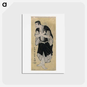 アートポストカード-Kabuki Actor Sakata Hangorō III as Kosodate Kannonbō - 東洲斎 写楽 Postcard.