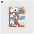 アートメモ帳-Japanese Woman Woodblock Print
 - 歌川 国貞 Memo.