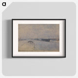 The Harbor of Copenhagen seen from Kvæsthusgade - ヴィルヘルム ハンマースホイ Poster.
