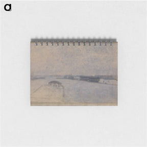 アートメモ帳-The Harbor of Copenhagen seen from Kvæsthusgade - ヴィルヘルム ハンマースホイ Memo.