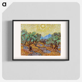 アートポスター-Olive Trees - フィンセント ファン ゴッホ Poster.