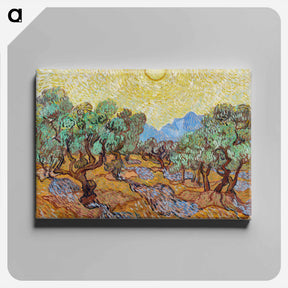 アートパネル-Olive Trees - フィンセント ファン ゴッホ Canvas.