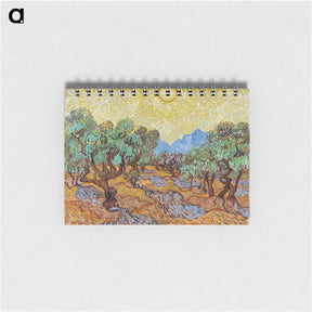 アートメモ帳-Olive Trees - フィンセント ファン ゴッホ Memo.