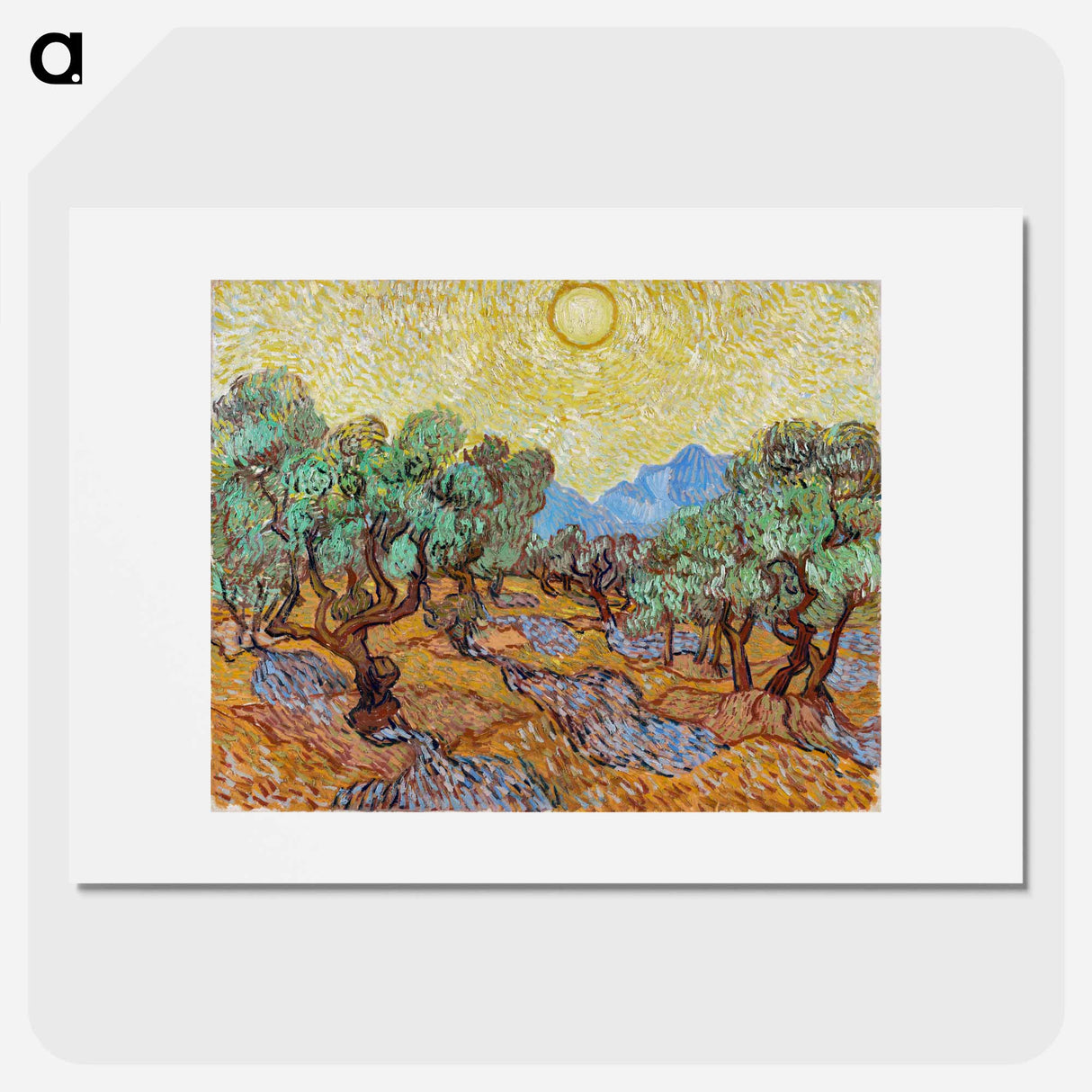 Olive Trees - Vincent van Gogh Poster.