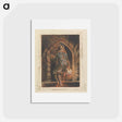 アートポストカード-Jerusalem, Plate 1, Frontispiece - ウィリアム ブレイク Postcard.