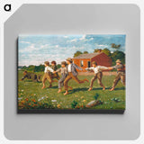 Snap the Whip - Winslow Homer Canvas.