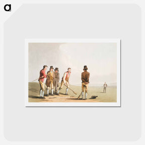 アートポストカード-Illustration of nor and spell - 19世紀のヨークシャー Postcard.