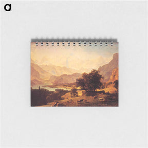 アートメモ帳-Bernese Alps, as Seen near Kusmach - アルバート ビアスタット Memo.