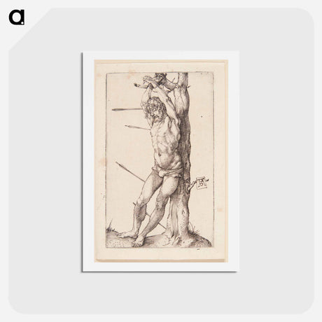 アートポストカード-Saint Sebastian - アルブレヒト デューラー Postcard.