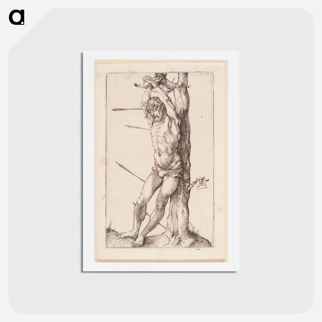 アートポストカード-Saint Sebastian - アルブレヒト デューラー Postcard.