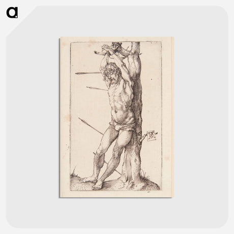 アートポストカード-Saint Sebastian - アルブレヒト デューラー Postcard.