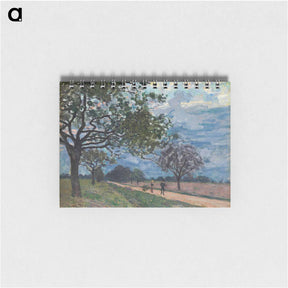 アートメモ帳-The Road from Versailles to Louveciennes - アルフレッド シスレー Memo.