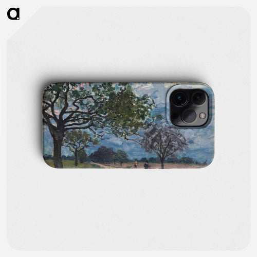 The Road from Versailles to Louveciennes - アルフレッド シスレー Phone Case.