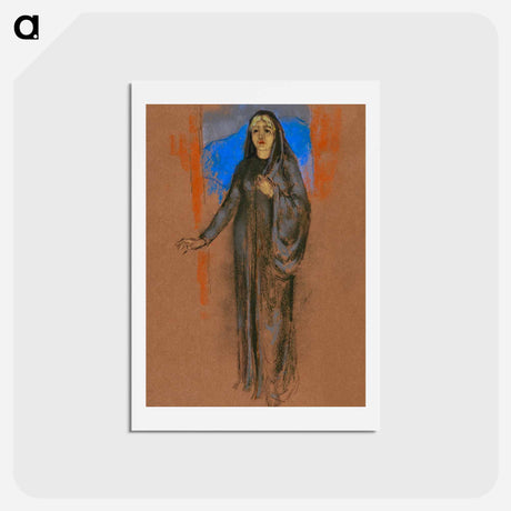 アートポストカード-Sara Algood As Cathleen Ni Houlihan - 不思議の国のアリス Postcard.