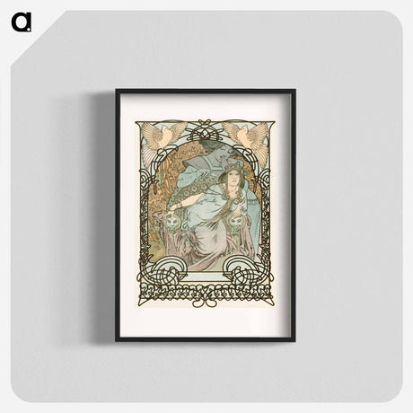 アートポスター-Ilsee, Princesse de Tripoli - アルフォンス ミュシャ Poster.