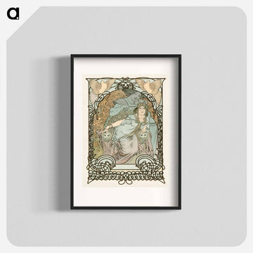 Ilsee, Princesse de Tripoli - アルフォンス ミュシャ Poster.