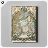 アートパネル-Ilsee, Princesse de Tripoli - アルフォンス ミュシャ Canvas.